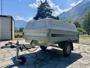 Rimorchio CRESCI A6B con coperchio